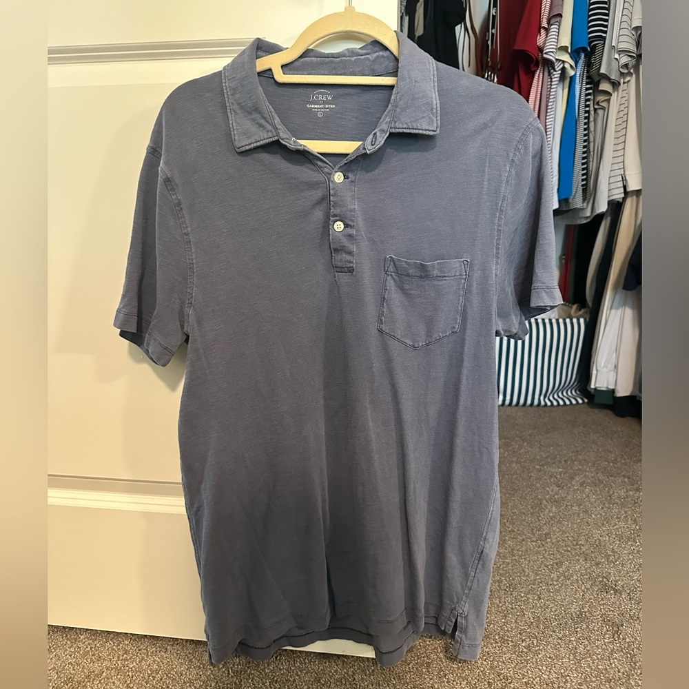 Men’s Large J. Crew Garment Dyed Polo
